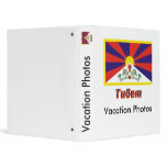 Tibet Flag with name in Russian binders