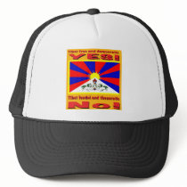 Tibet free and democratic hats by Cactus42 Tibet free and democratic hats