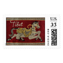 Tibet Horse Stamp