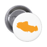 Tibet map pinback buttons