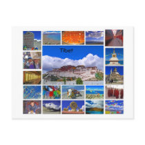 Tibet Multiview postcards