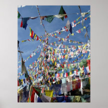 Tibetan Buddhist Prayer Flags Photo Print