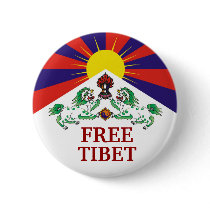 Tibetan Flag, FREE, TIBET buttons by freetibet Tibetan Flag, FREE, TIBET buttons