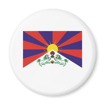 TIBETAN FLAG magnets