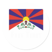 TIBETAN FLAG stickers