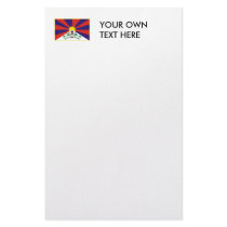 Tibetan Flag T-shirts and Gifts Stationery Design
