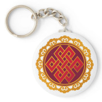 Tibetan Karma Buddhism Eternal Knot Key Chains