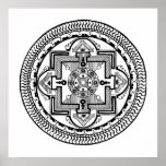 Tibetan Mandala Poster