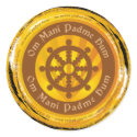 Tibetan Mantra Dharma Wheel stickers
