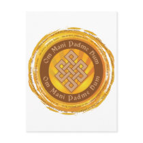 Tibetan Mantra Endless Knot Postcards