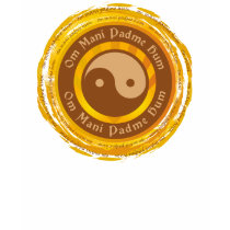 Tibetan Mantra Yin Yang t-shirts by BuddhaGifts Tibetan Mantra Yin Yang t-shirts