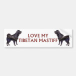 tibetan mastiff love bumper stickers