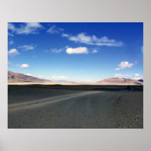 Tibetan Plateau Highway on the way to Mt Kailash Posters
