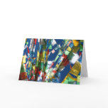 Tibetan prayer flags greeting card (blank inside)