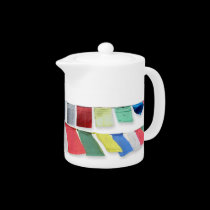 Tibetan Prayer Flags teapots