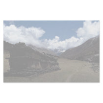 Tibetan prayer wall, Langtang Valley, Himalayas, N Stationery