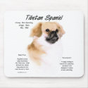 Tibetan Spaniel History Design mousepads by GreyWolfCreation Tibetan Spaniel History Design mousepads