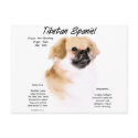 Tibetan Spaniel History Design postcards by GreyWolfCreation Tibetan Spaniel History Design postcards