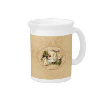 Tibetan Spaniel Pitcher