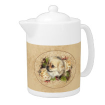 Tibetan Spaniel Tea Pot