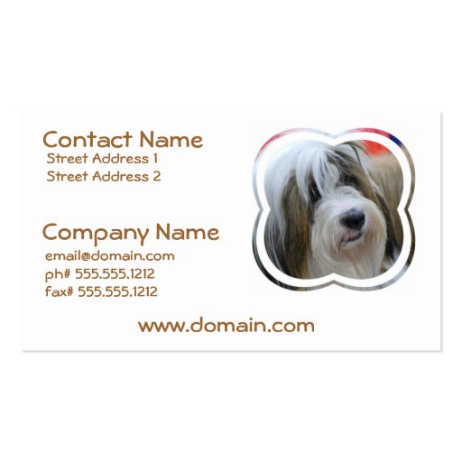 Tibetan Terrier Business Cards