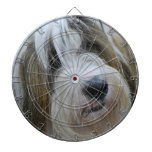 Tibetan Terrier Dartboard With Darts
