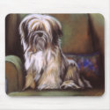 Tibetan Terrier mousepads by BarbBarcikKeith Tibetan Terrier mousepads