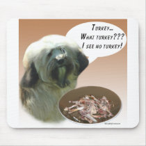 Tibetan Terrier Turkey mousepads