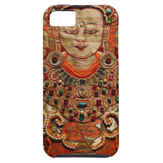 TIBETAN THANGKA ART WORK ON SILK COVER FOR iPhone 5/5S