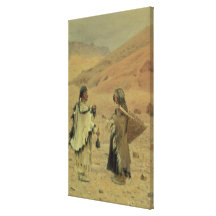 Tibetanos del oeste, 1875 lona estirada galerías