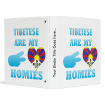 Tibeteses are my Homies Vinyl Binder