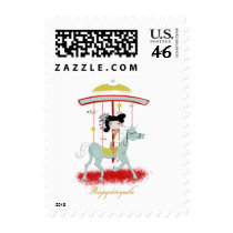 Tibidabo Carousel  horse Barcelona fun postage postage