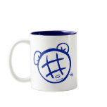 Tic Tac Bear Mug Blue