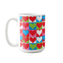 Tic Tac Toe Hearts Mug
