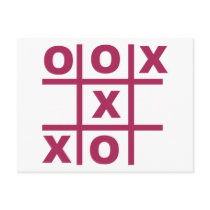 Tic Tac Toe Postcards