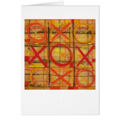 TIC TAC TWO CARD by artbylt