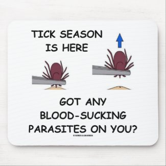 Tick-Season Is Here Got Blood-Sucking Parasites On Mouse Pads