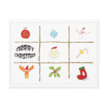 Tick-tack-toe Christmas postcards by snailding Tick-tack-toe Christmas postcards