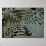 Tick Tock Clock Display Poster