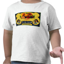 Tick Tock Rhubarb Label T-shirt