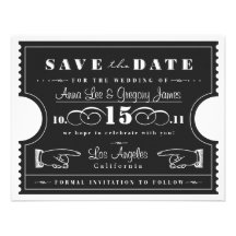 Ticket Save the Date Custom Announcement