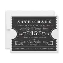 Ticket Save the Date Custom Announcement