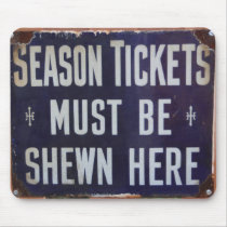 ticket sign Chinnor Station Oxfordshire UK mousepads by photoslot ticket sign Chinnor Station Oxfordshire UK mousepads
