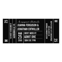 Ticket Stub Party Invitation