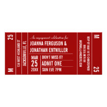 Ticket Stub Party Invitation