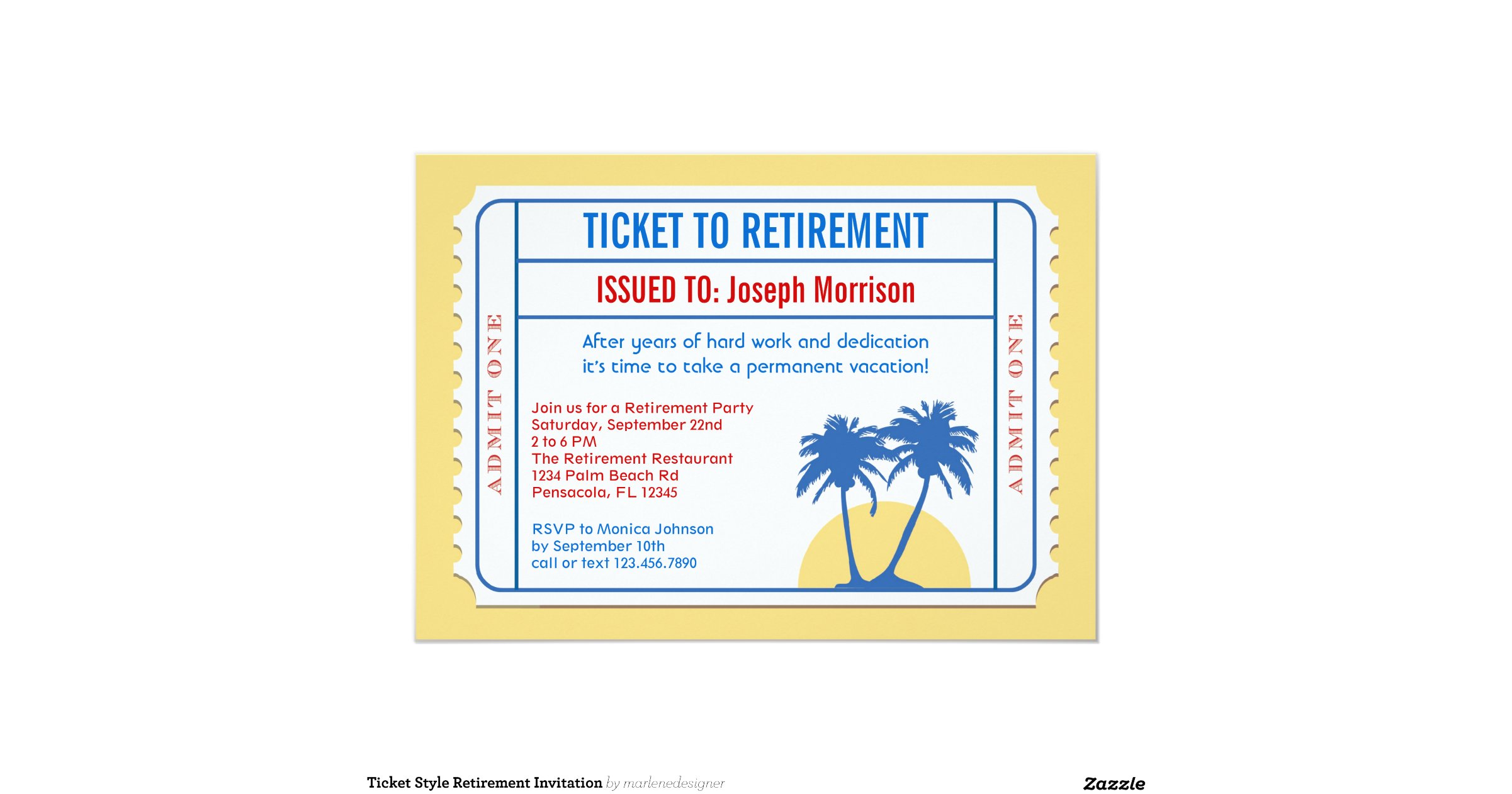 ticket_style_retirement_invitation-rd934f3f3c78b4579b76c8549491fbcb1 ...