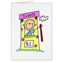 Tickets For The Fair Stick Figure Card