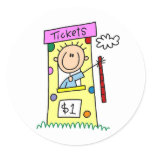 Tickets For The Fair Stick Figure Sticker