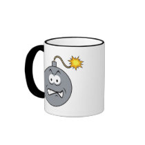 Ticking Bomb Smiley Face mugs by doonidesigns Ticking Bomb Smiley Face mugs