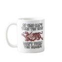 Tickle The Dragon Funny Mug Humor